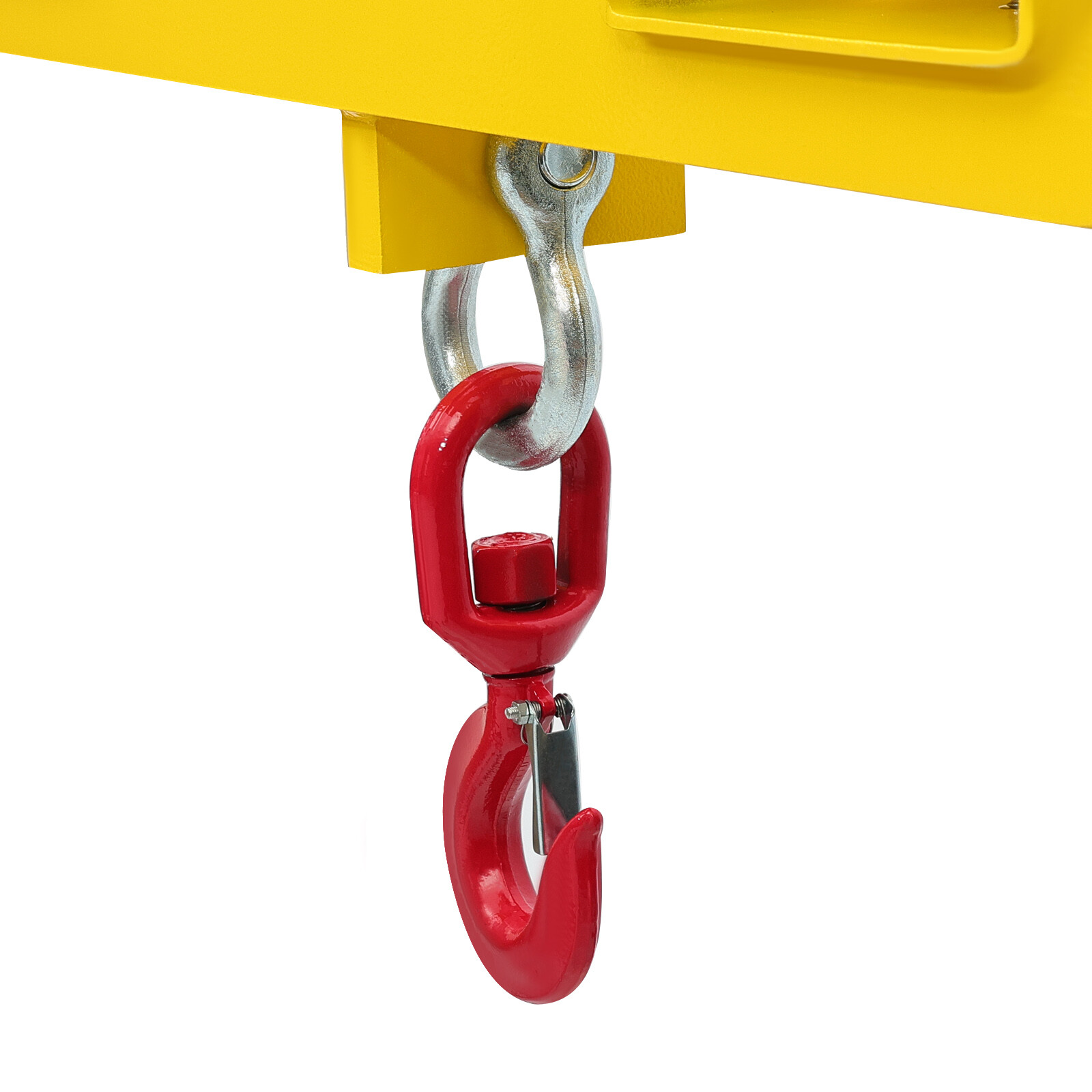 Forklift Lifting Hook Attachment Mobile Forklift Crane with Swivel Hook 4800lbs