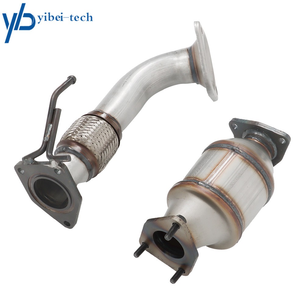 Rear Manifold Catalytic Converter & Flex Pipe For Honda Accord 2.4L 2008-2012