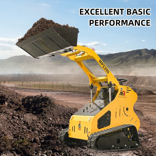 Mini Skid Steer Track Loader | 13.5HP GAS Engine |Tracked |FREE SHIPPING YELLOW