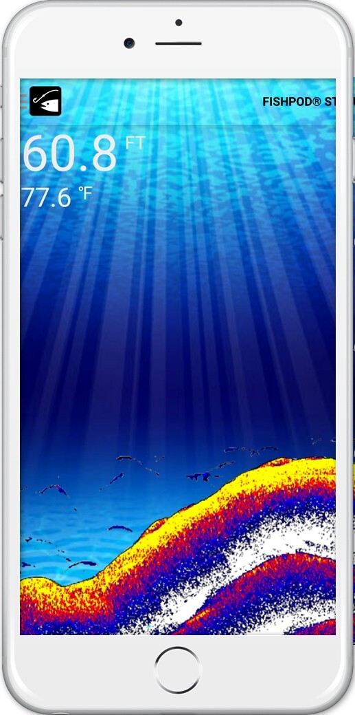 HawkEye FISHPOD® 5X BLUETOOTH WIRELESS CASTABLE SMART PHONE FISH FINDER