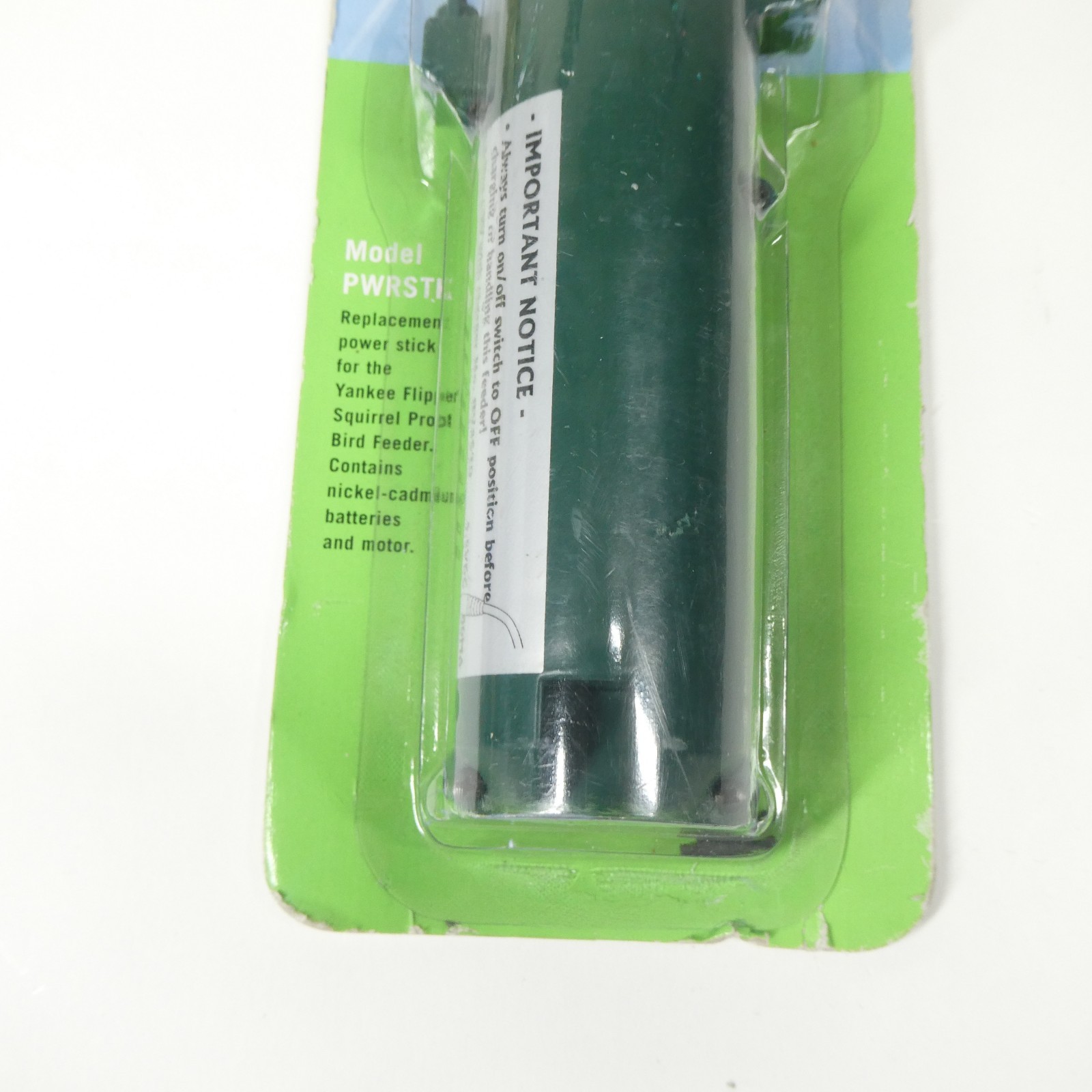 Droll Yankee Flipper Birdfeeder Power Stick Rechargeable Battery PWRSTK