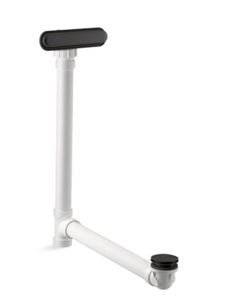 Kohler 7272-BL Clearflo Slotted Overflow Bath Drain Matte Black