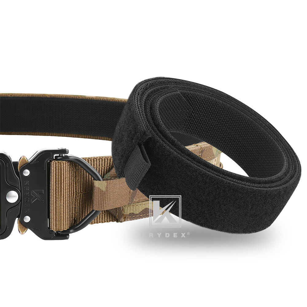KRYDEX Tactical Belt 1.75 inch Heavy Duty Rigger Belt D-ring Quick Release Nylon