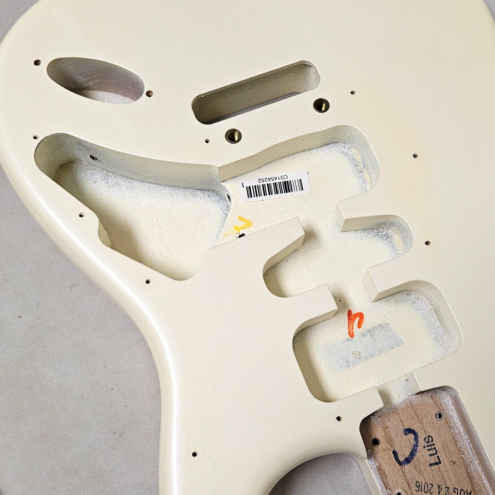 2016 Fender American Elite Strat Alder Body Olympic Pearl White for USA Guitar