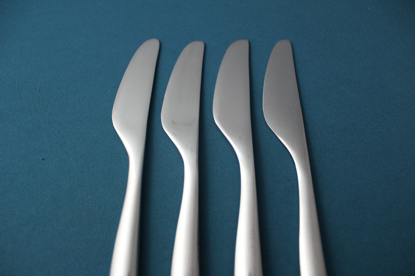 Lauffer DESIGN 2 Dinner Knives (Set of 4) Satin Stainless Germany 7 3/4"