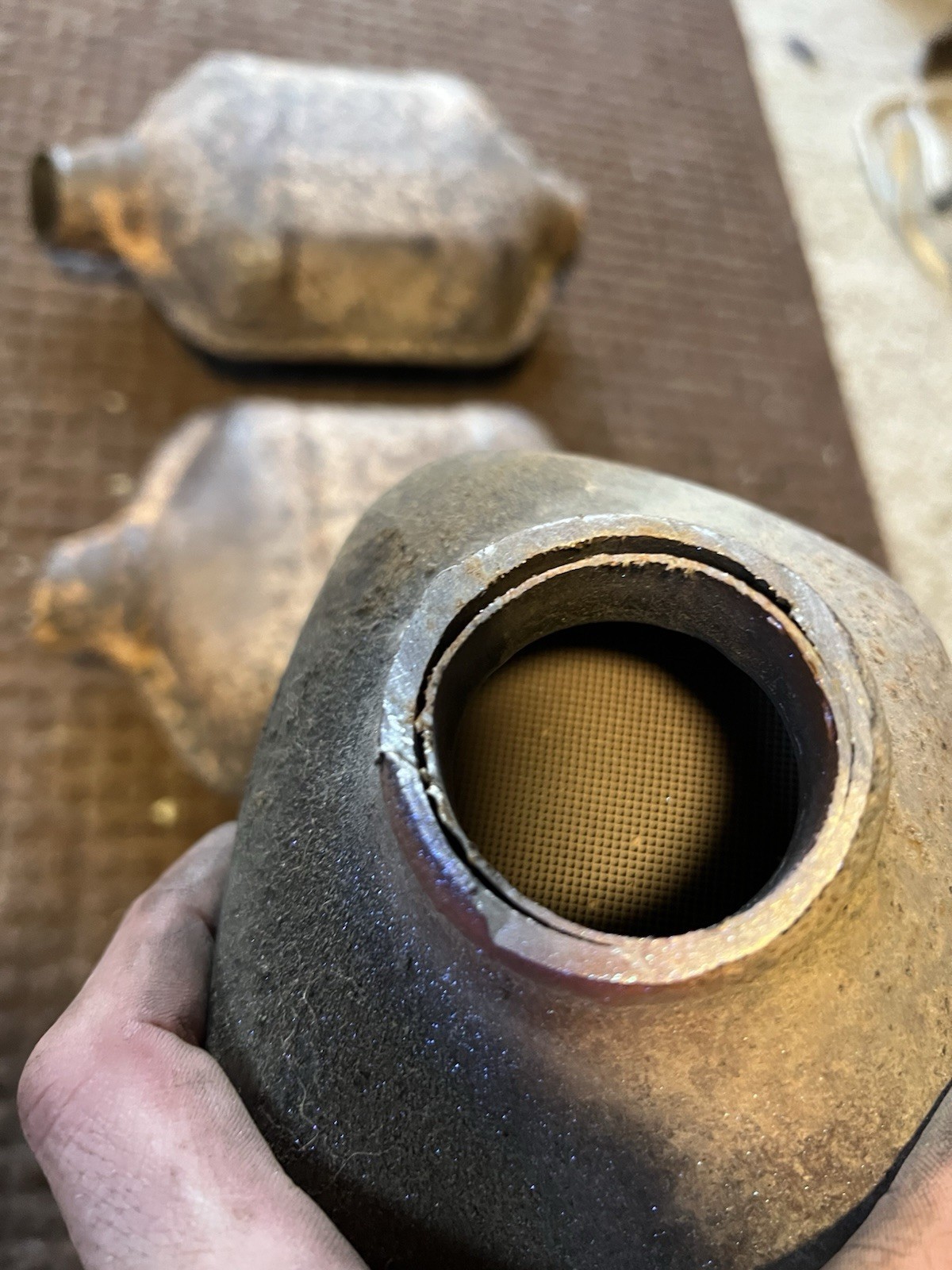 Catalytic Converter Lot Scrap Recycling Palladium Rhodium Platinum