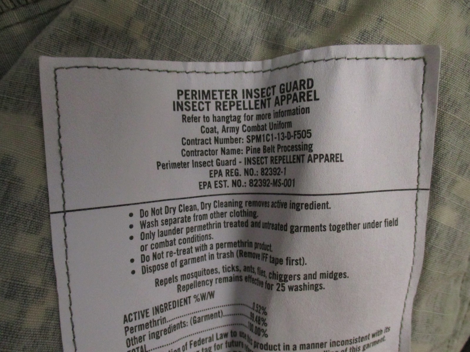 Army ACU UCP Combat Uniform Shirt Jacket 50/50 Pre-Owned