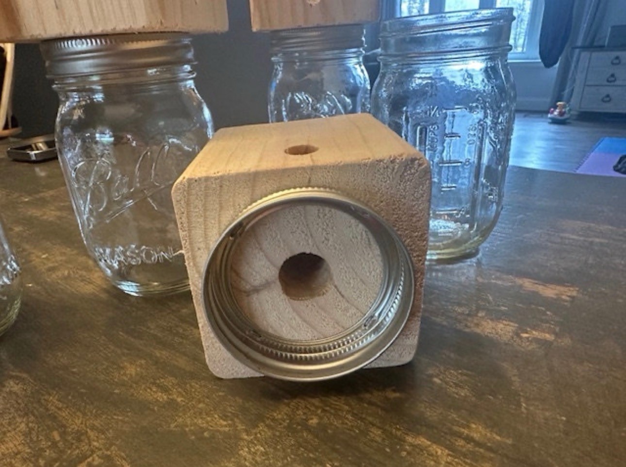 Carpenter Bee Traps SOFT PINE Boring Bee (4 Pack) W/ BALL Jar!! FAST SHIPPING!!