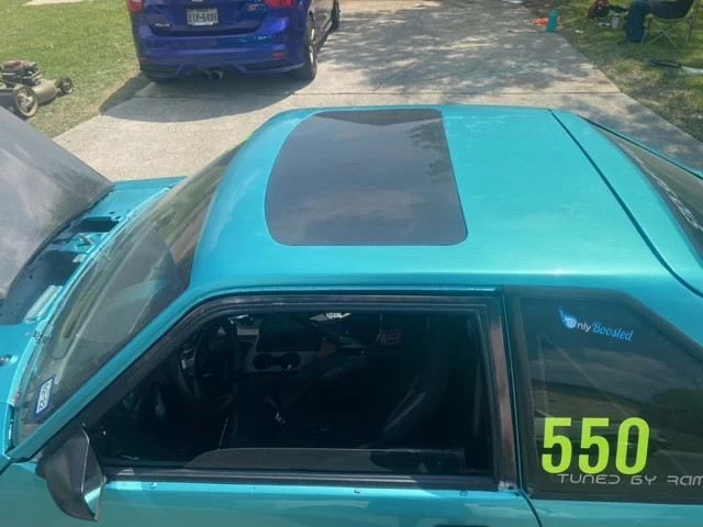 Ford Fox body Mustang '79-'93 Carbon Fiber Sunroof Delete