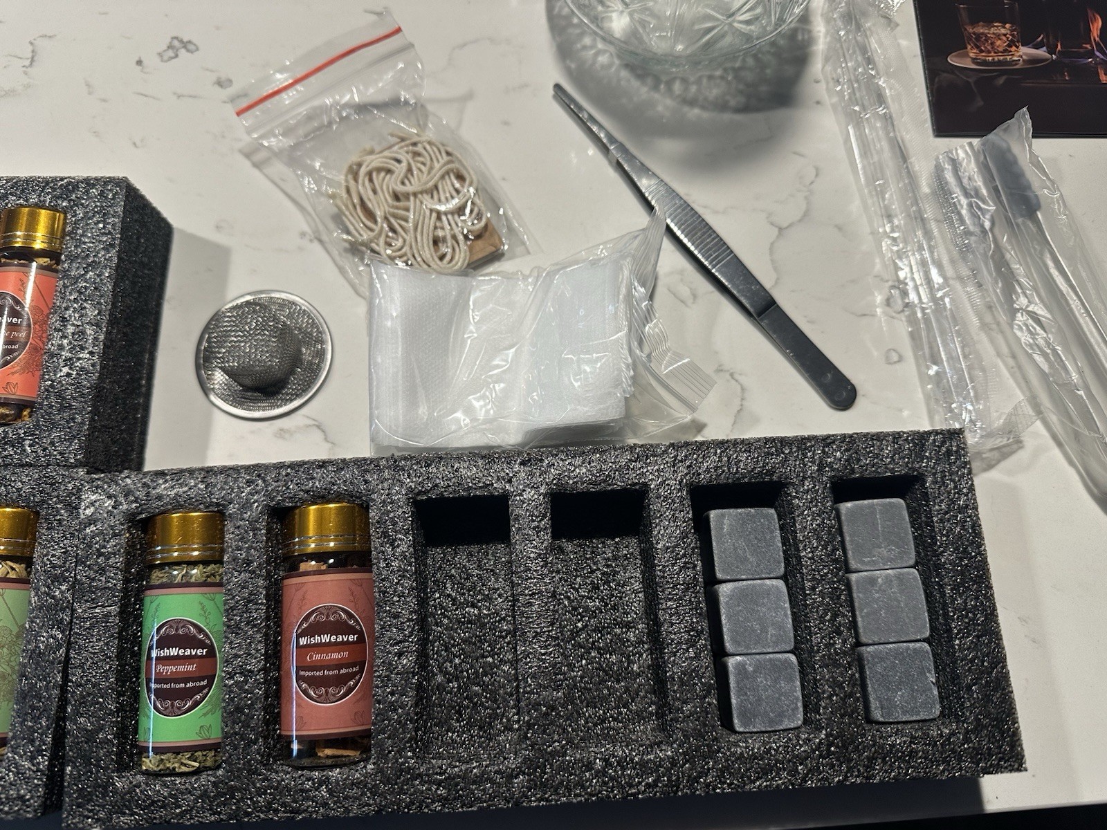 WishWeaver Whiskey Infusion Kit 14 Natural Botanicals DIY Whiskey