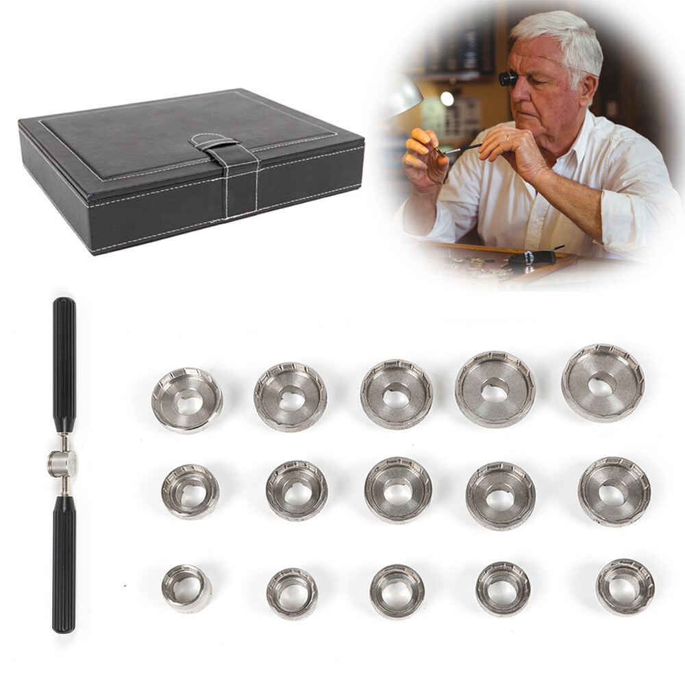 For Breitling Removal Tool opener Set/Kit 15 Dies Watch Back Case Opener Die US