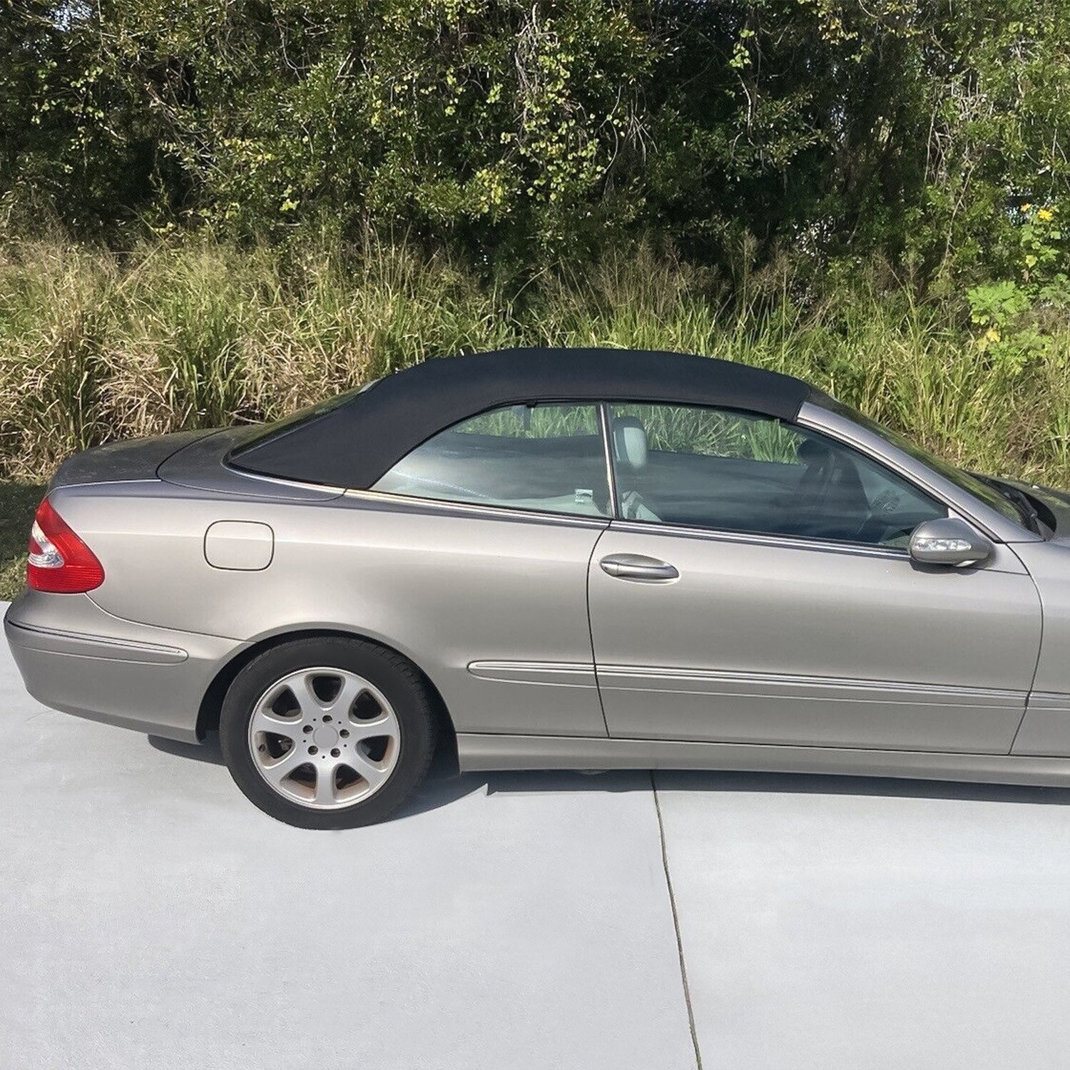 For Mercedes-Benz CLK320 CLK350 2004-2009 Convertible Soft Top Replacement Black