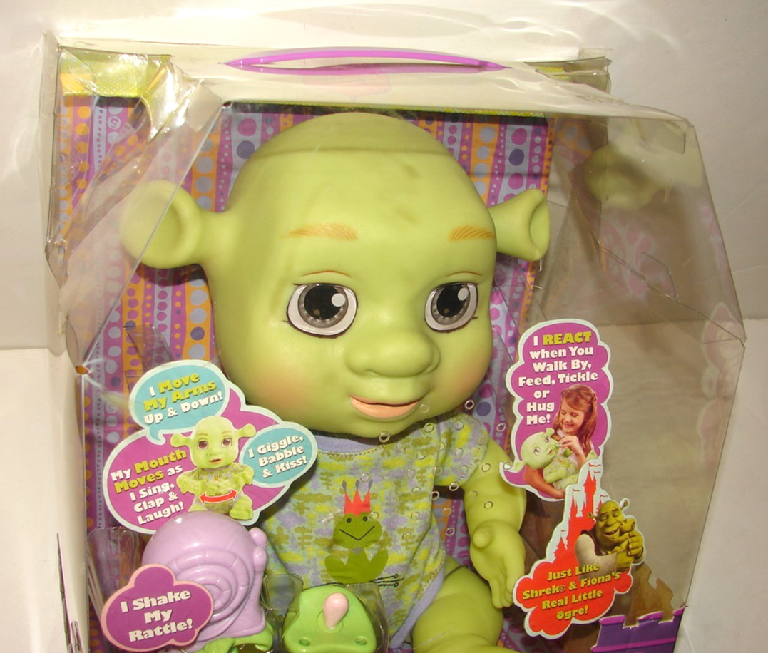 2007 SHREK The Third Babble & Play BABY OGRE 12” MGA Entertainment *NEW* NOS