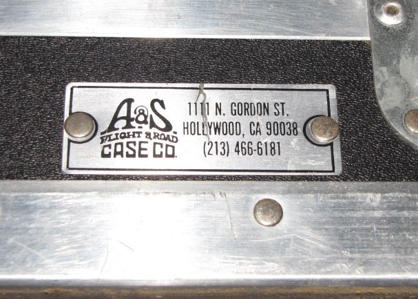 A&S CASE COMPANY Hollywood AMPLIFIER Flight & Road CASE Fender? Marshall?