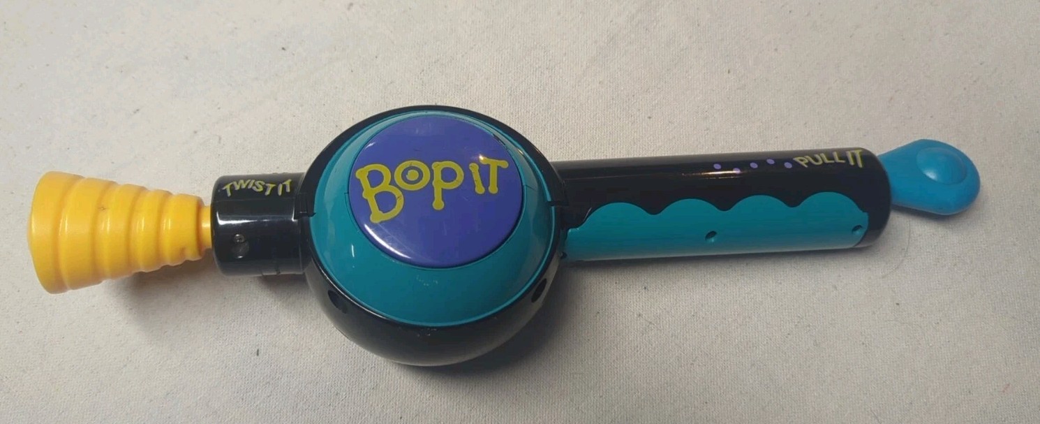 Vintage Bop It Original 1996 Handheld Electronic Game Hasbro Tested & Working