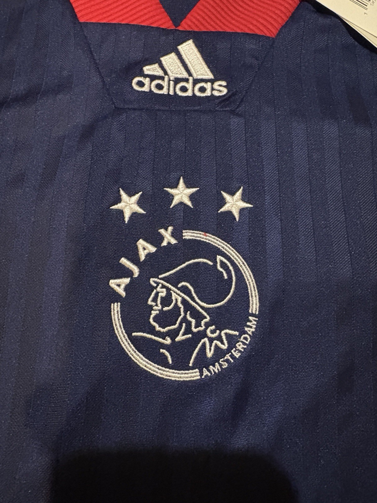 2022/23 Ajax Icons Kit Jersey Adidas Men’s Medium Brand New with Tags Navy Blue