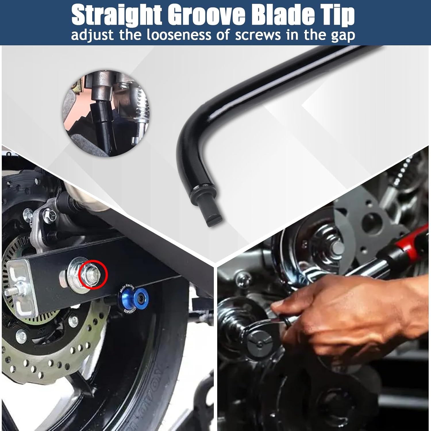 16.34in 110 Degree Carburetor Pilot Screw Adjusting Tool