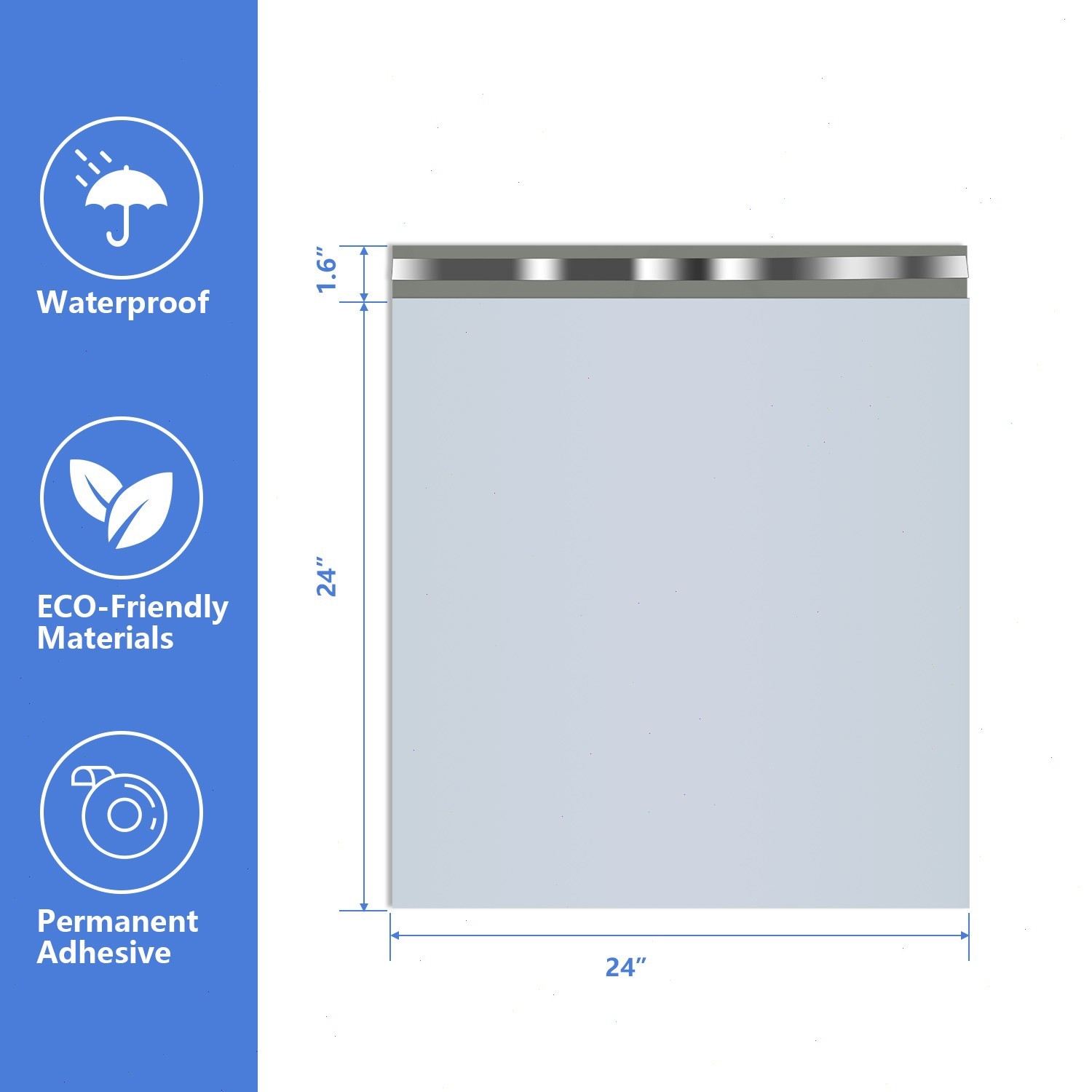 Poly Mailers Shipping Bags - 6x9 7.5x10.5 9x12 10x13 12x15.5 14x17 19x24 24x24