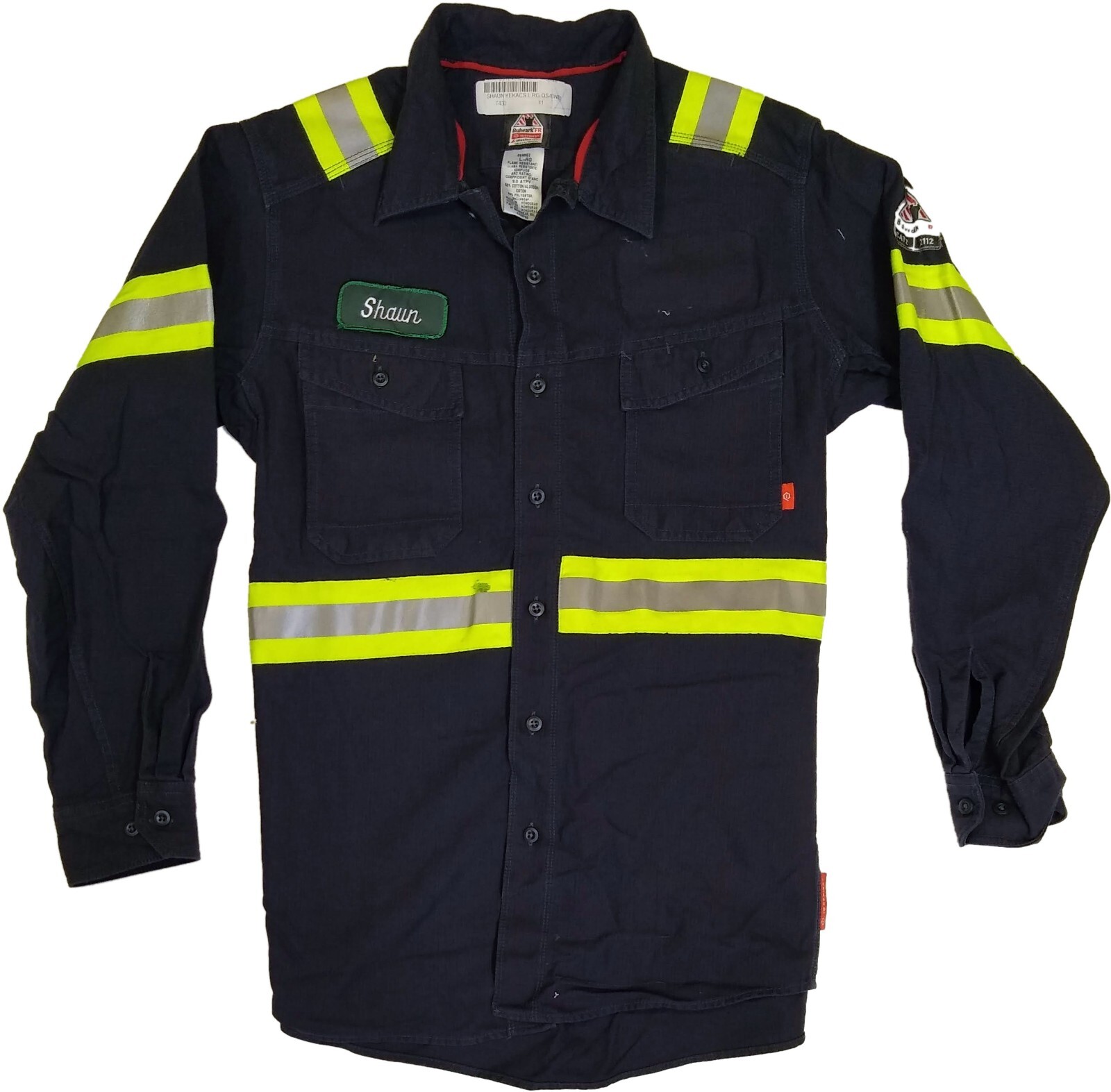 Bulwark Carhartt Used FR Hi-Vis Reflective Work Shirts
