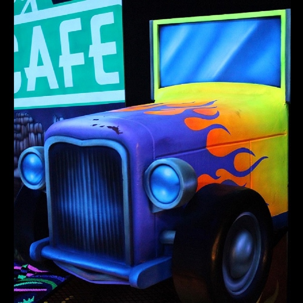 UV Black light Neon Fluorescent Rave Party Poster Acrylic Paint