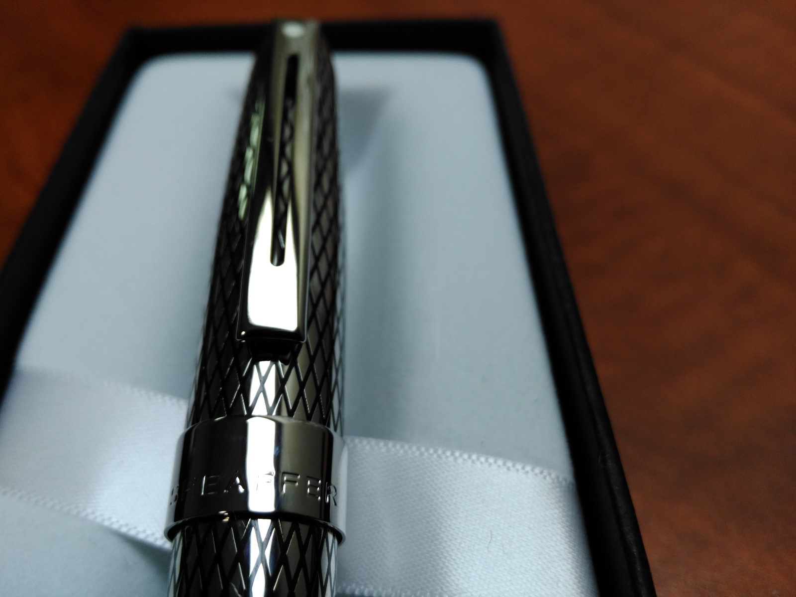 Sheaffer Prelude Signature Palladium Plate "M" Nib Fountain Pen