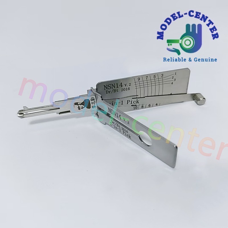 2-in-1 pick lishi tool