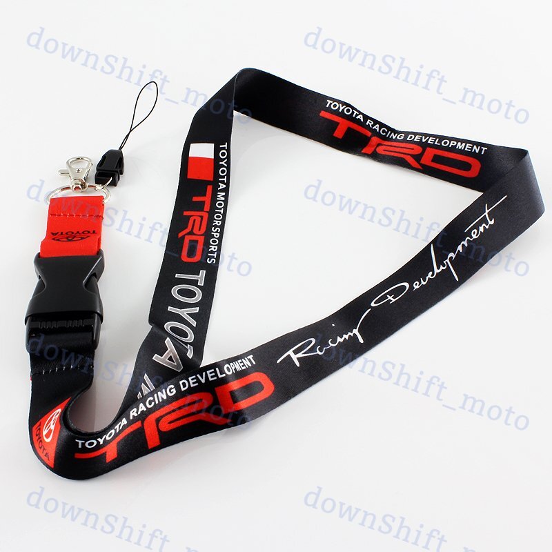 New Keychain Lanyard Quick Release JDM TRD SPORT Key Strap for Toyota Supra AE86