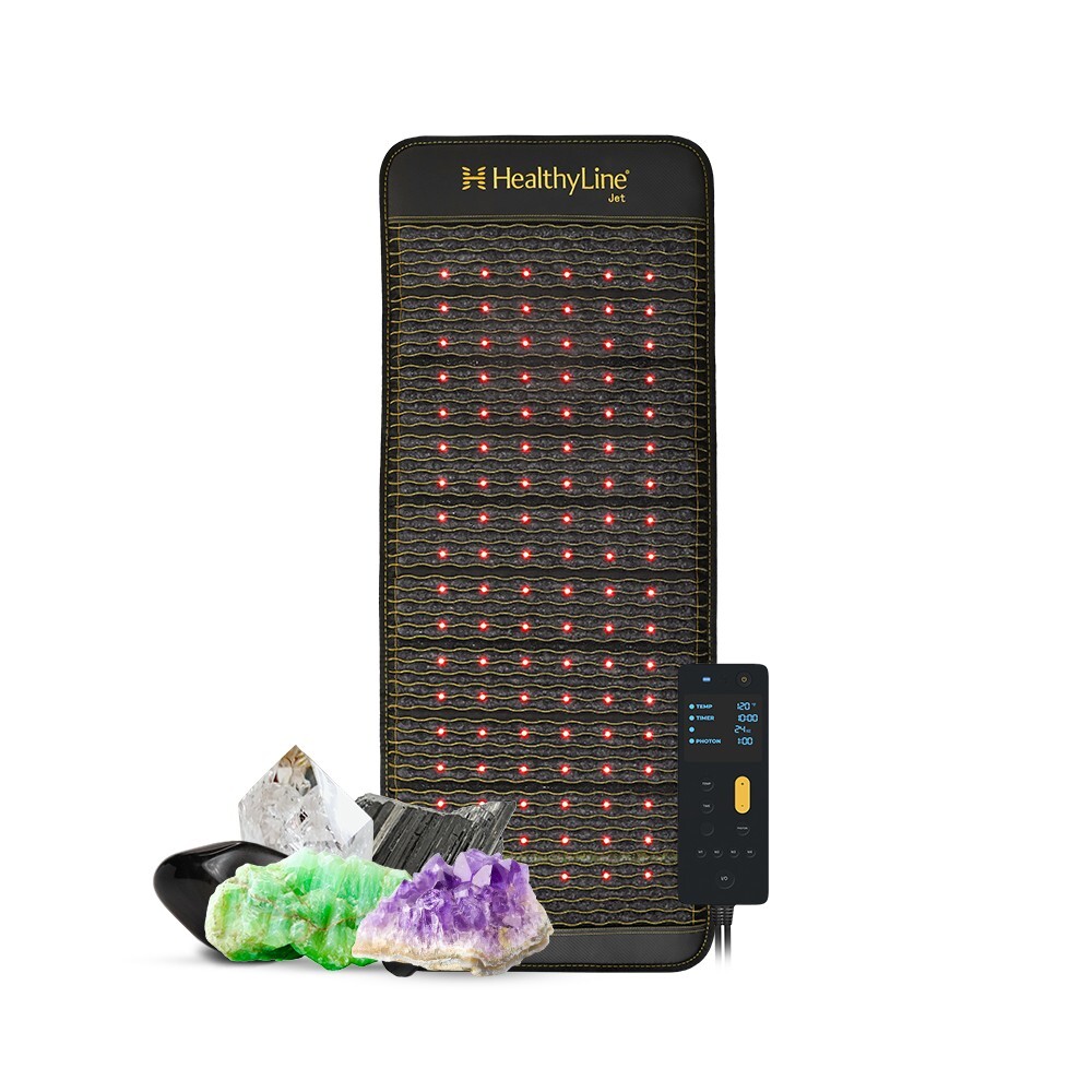 HealthyLine Jet PEMF Mat – Far Infrared Heating Pad with Gemstones 60" x 24"