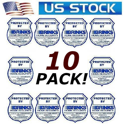 Stickers decals for home windows stores BRINKS security alarm monitoring systems