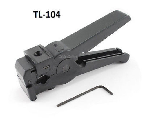 3-Blade Precision Coax Cable Stripping Tool for RG-6, RG-58, RG-59 and RG-62