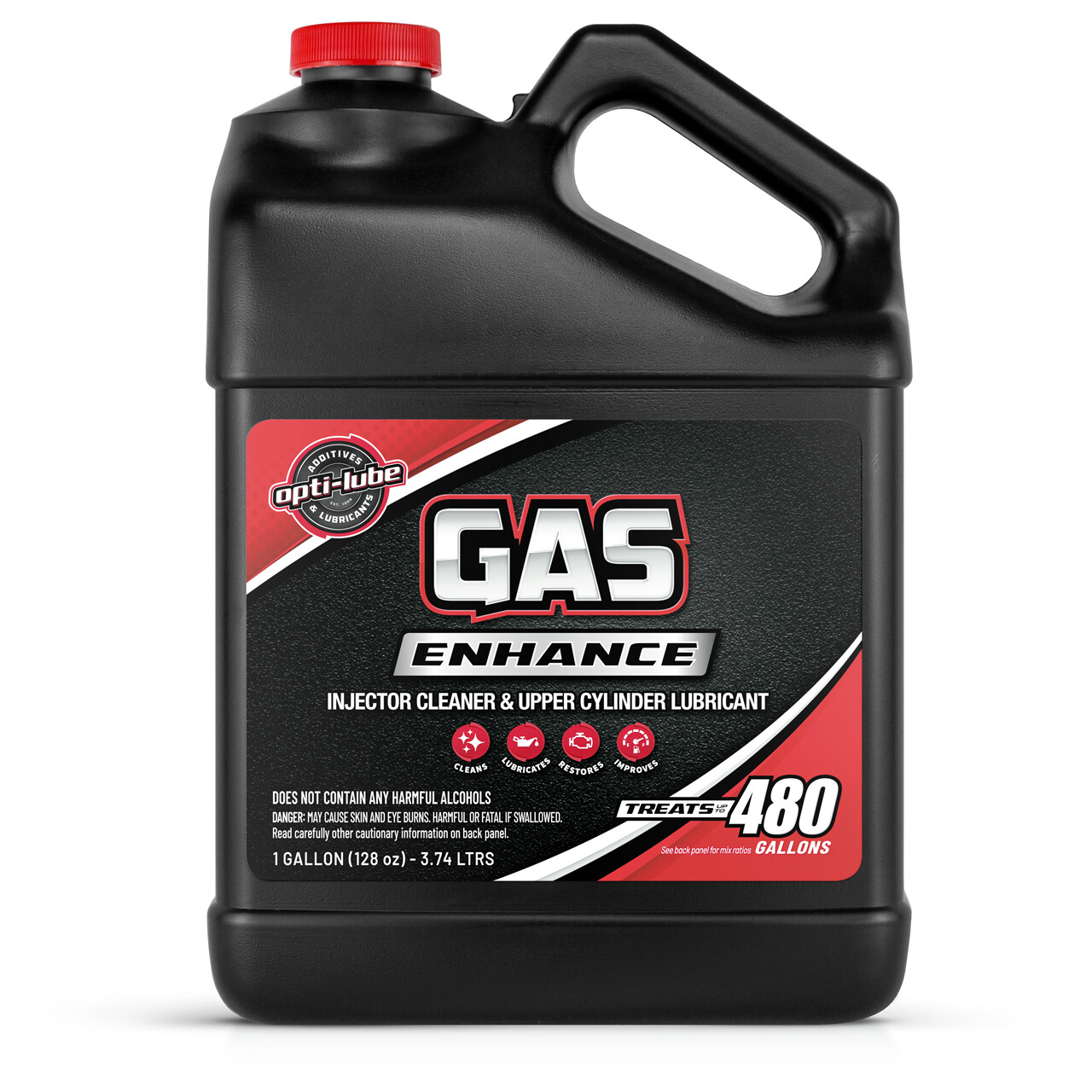 OPTI-LUBE GAS ENHANCE FUEL ADDITIVE: 1 Gallon with Spigot