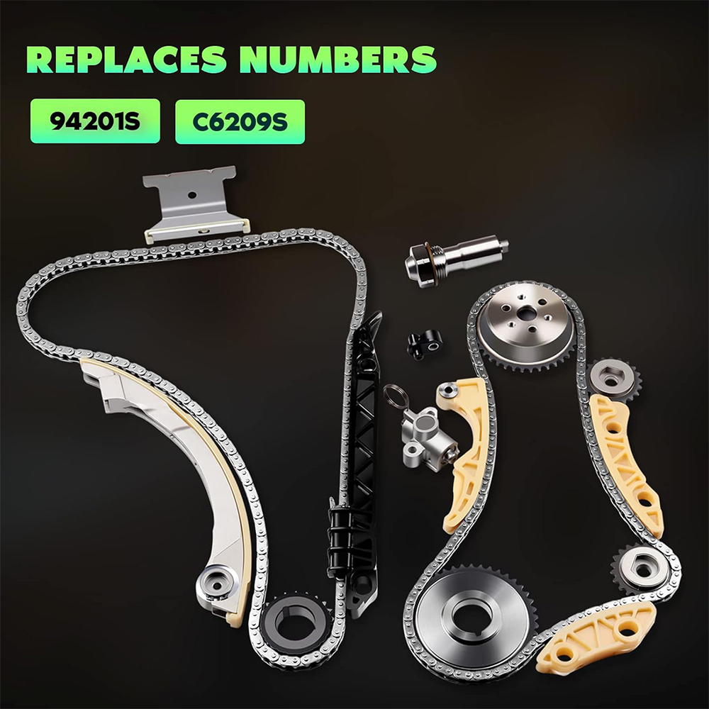 Timing Chain Kit for 08-13 Chevrolet Malibu 10-15 Equinox L4 2.4L DOHC 4-Door