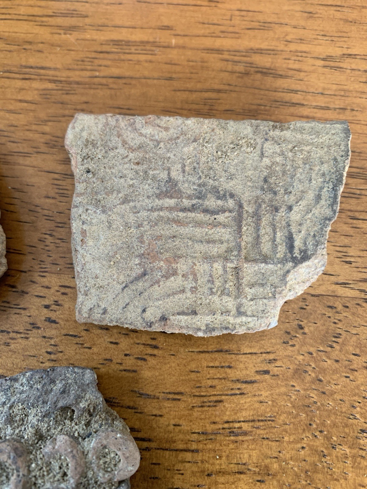 Authentic American Indian Artifacts Found Near Kingstree, SC pottery shards