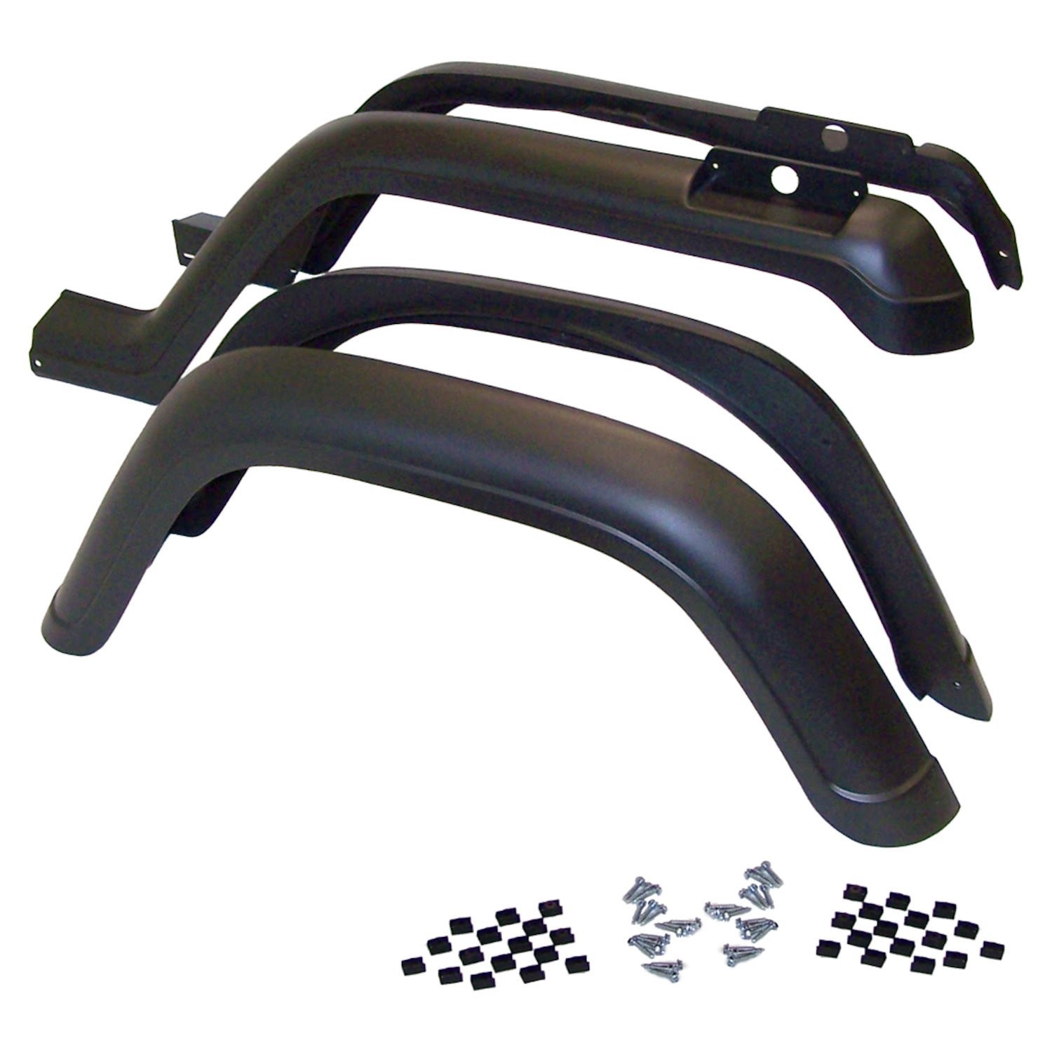 Crown Automotive 5AHK Fender Flare Kit (4 Piece); For 1987-1995 Jeep Wrangler YJ