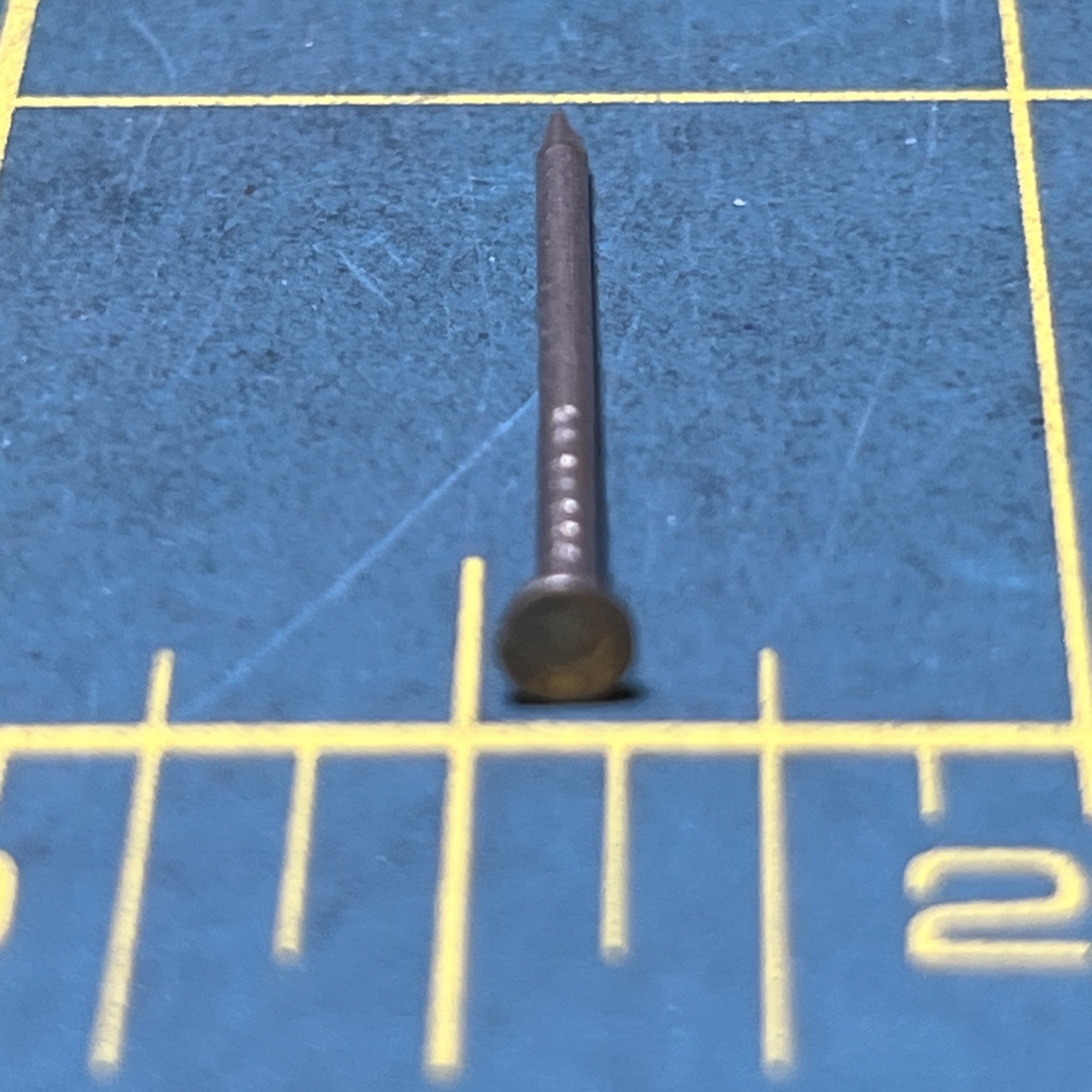 Vintage 100 Marine Grade Bronze Flathead Nails 7/8” Long