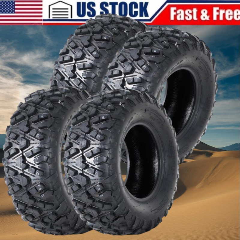Set 4 27x9-14 27x9x14 & 27x11-14 27x11x14 ATV UTV All Terrain 6PR Mud Trail Tire
