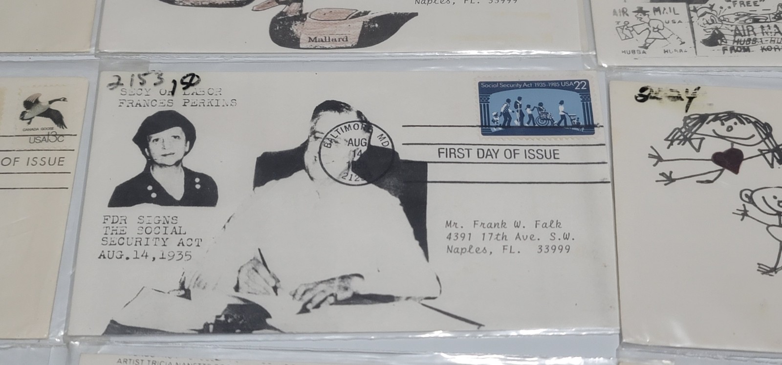 Vintage First Day Cover Lot of 16 1959-1987 USPS FDC Collection