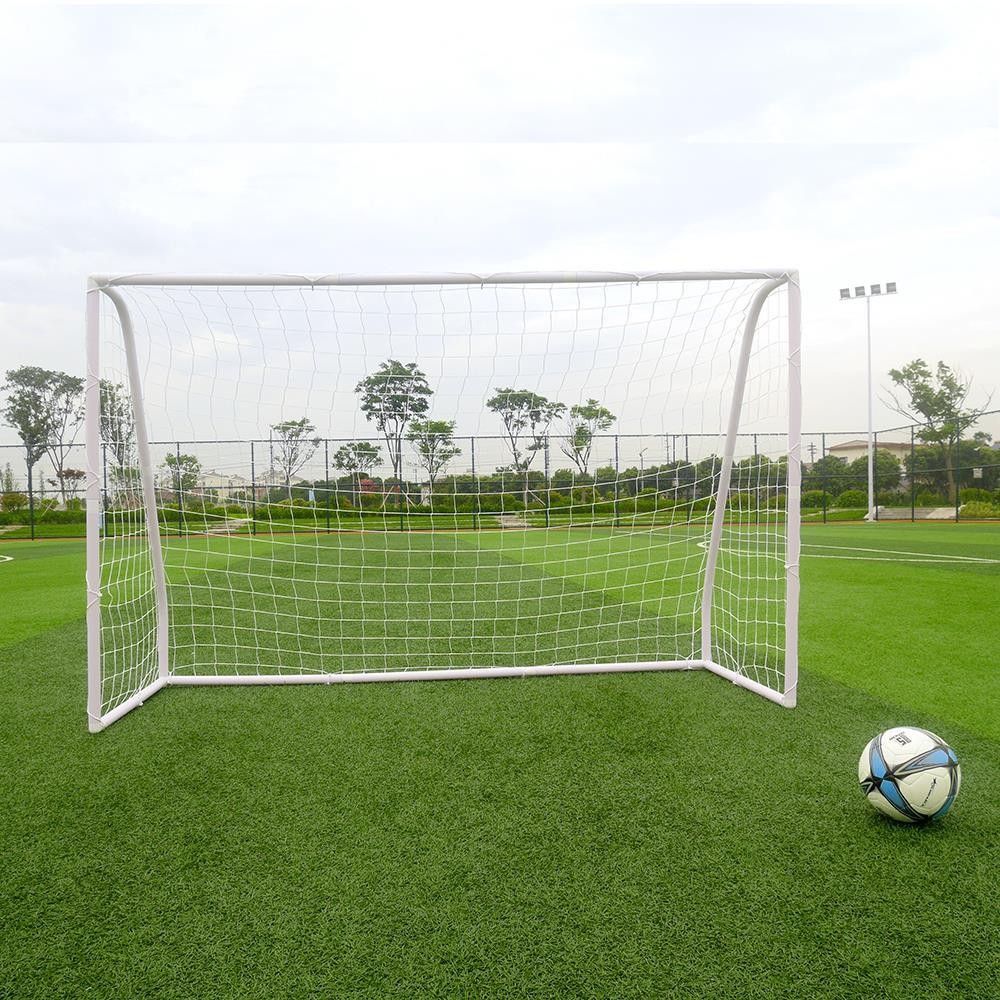 Portable Soccer Goal Net PVC Frame Backyard Football Training Set 8x5 FT
