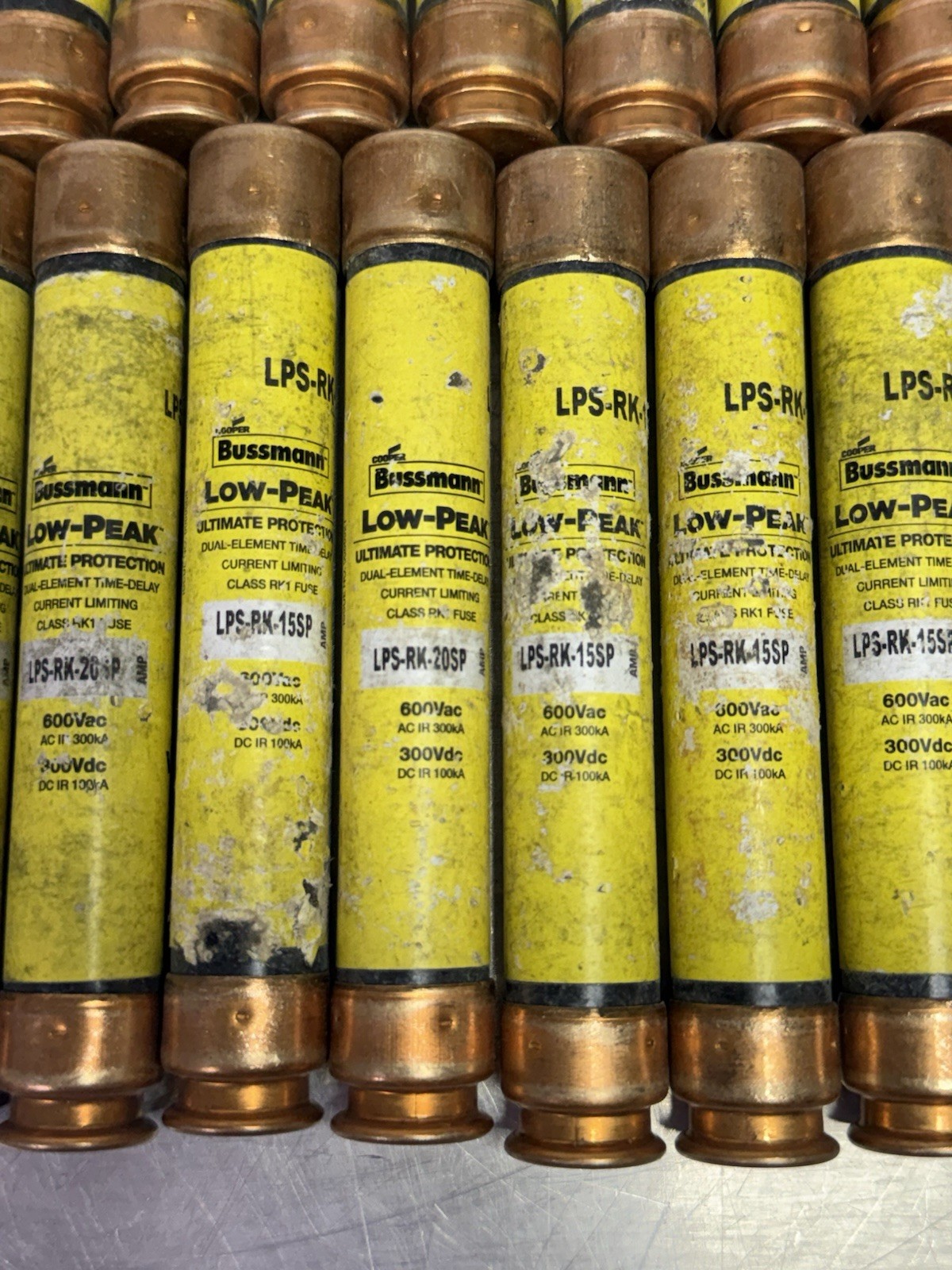 Bussmann LPS-RK Fuse Lot 23 Low-Peak RK1 600V 5SP 15SP 20SP Mixed