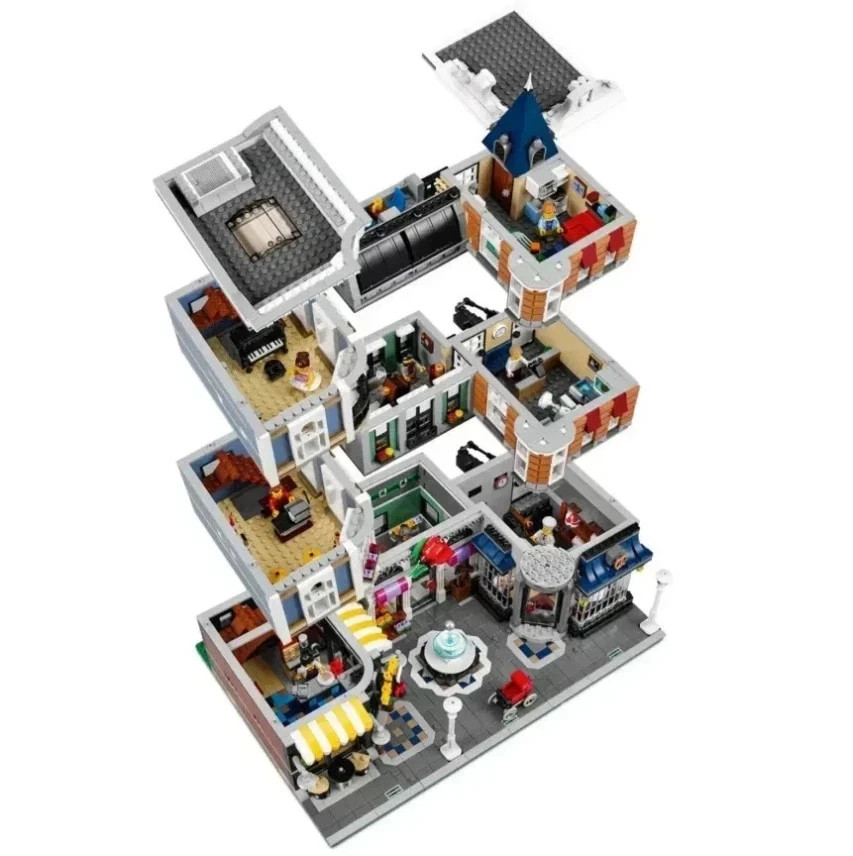 Alt of Lego Creator: Assembly Square (10255) With 4002 Pcs Generic 🧱