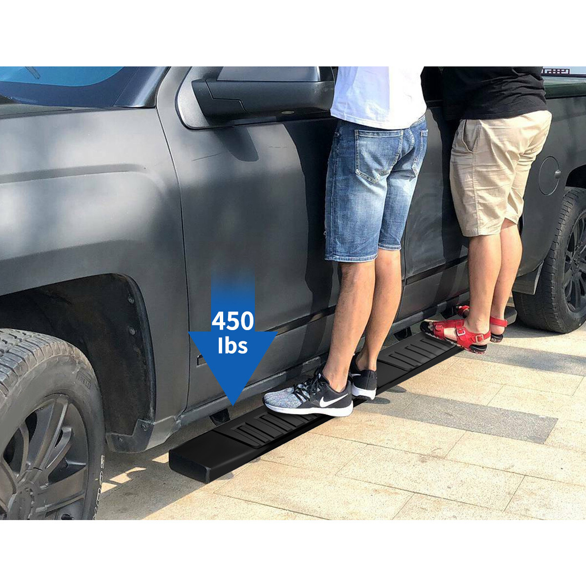 6" Running Boards for 2015-2025 Ford F-150 SuperCrew Cab 6" Side Step Nerf Bars