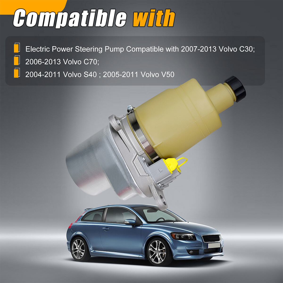 NEW 36050678 For 2005-2013 Volvo S40 V50 C30 C70 Electric Power Steering Pump