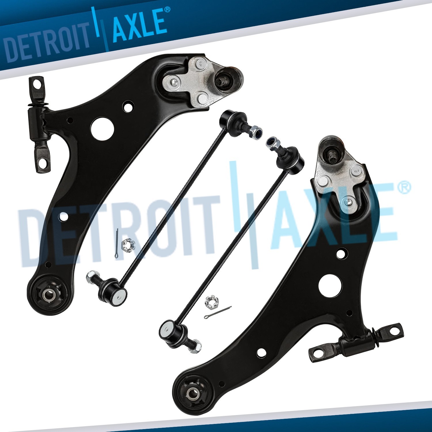 Front Lower Control Arms w/ Ball Joint + Sway Bars for 2011-2020 Toyota Sienna