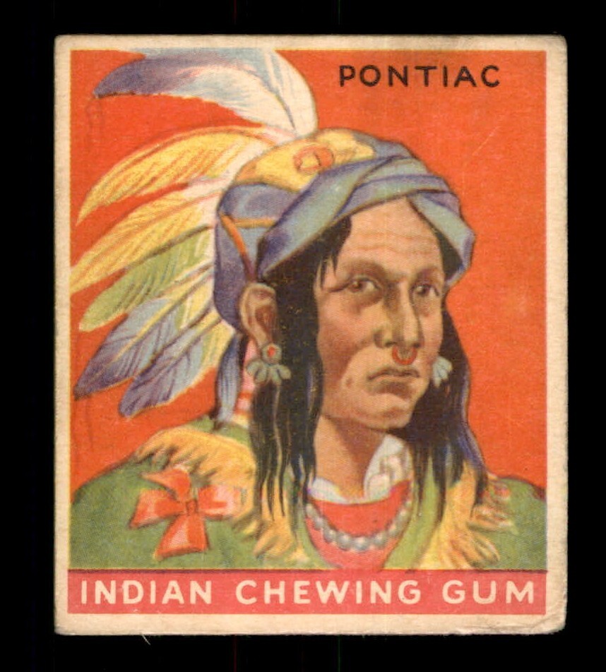1933 GOUDEY INDIAN GUM U-PICK SET BREAK, MID GRADE RARE IN THIS CONDITION!!