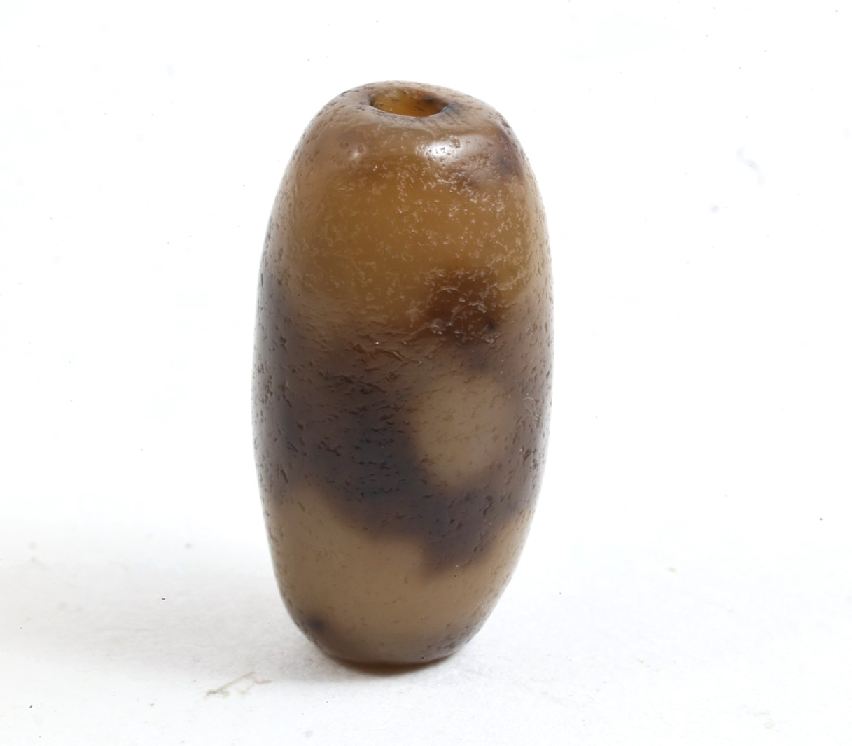 Tibetan 3 Eyes Dzi Bead Agate Amulet Antique Vintage hand made in Taiwan