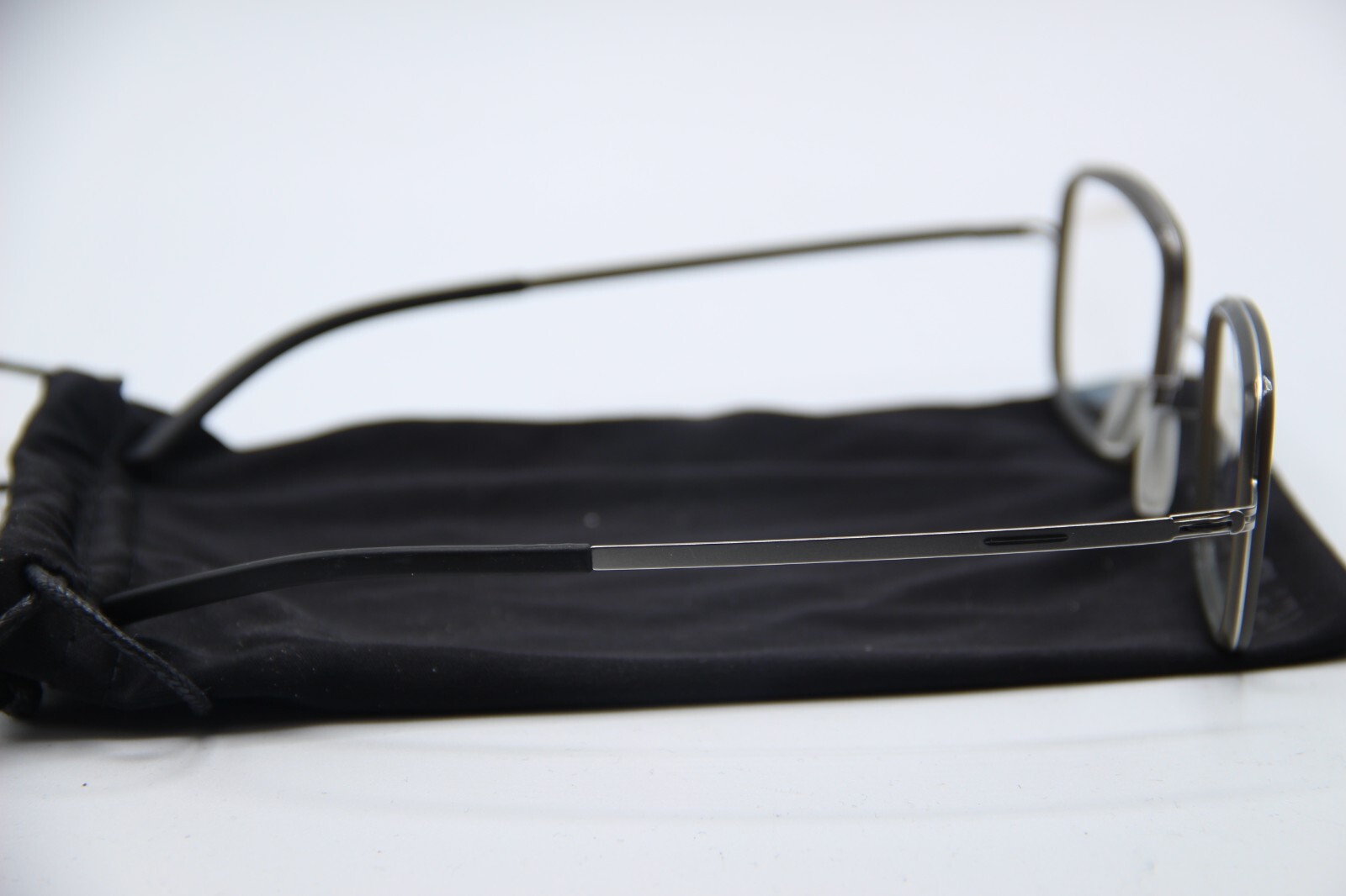 NEW IC! BERLIN DOYOON NEW GRAY PEARL GUNMETAL AUTHENTIC FRAMES EYEGLASSES 42-24