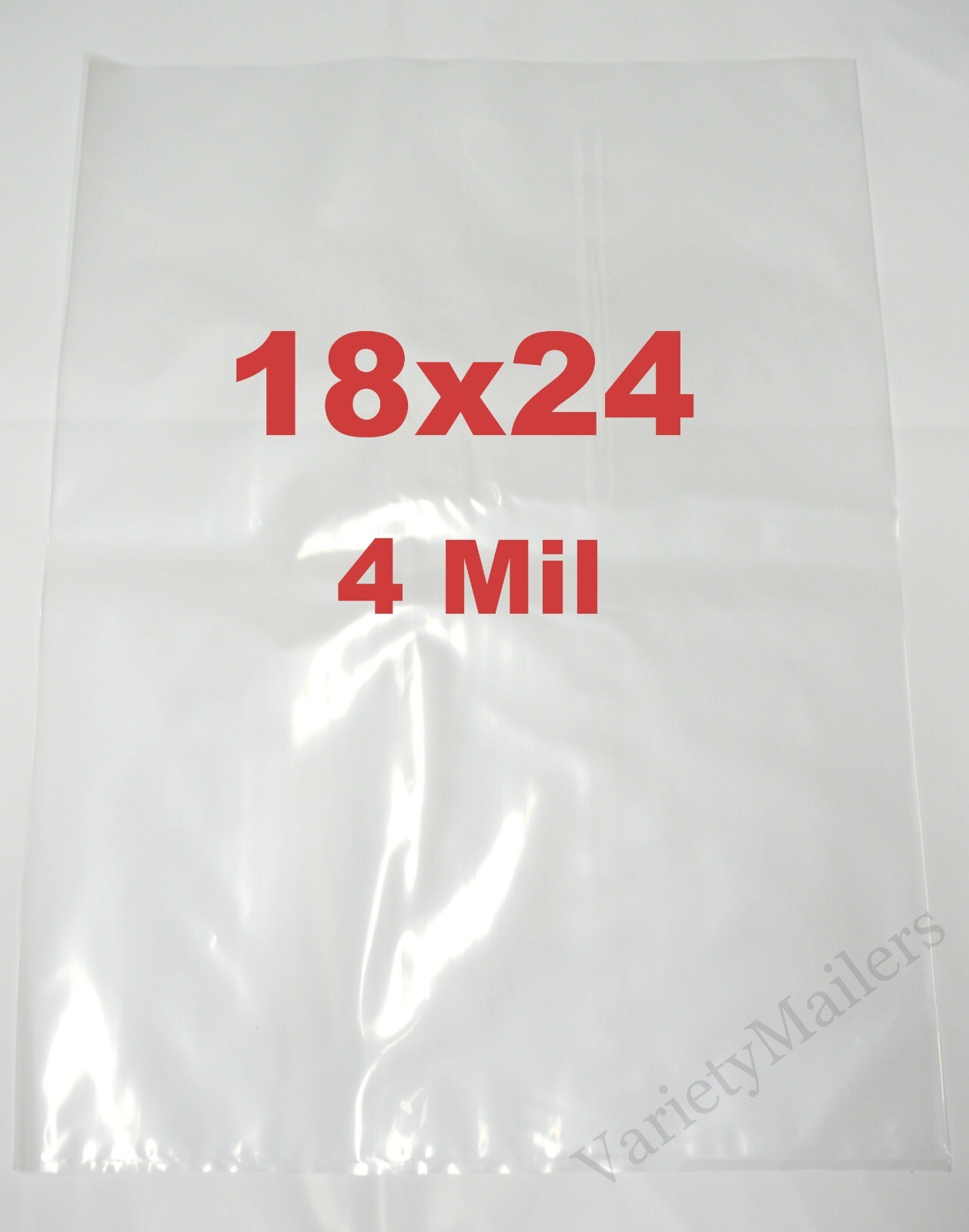 5 Plastic Bags 18'' x 24'' Clear Thick 4 Mil Storage Bags 18x24