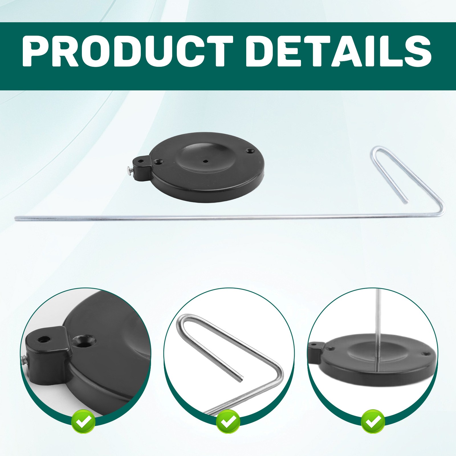 Single Cone Spool Stand Alone Cast Iron Thread Stand Thread Holder Fits for6616