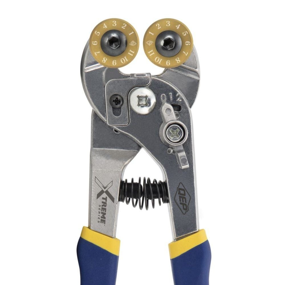 Qep 8.25 Inch Glass Tile Nipper With Cutting Wheel