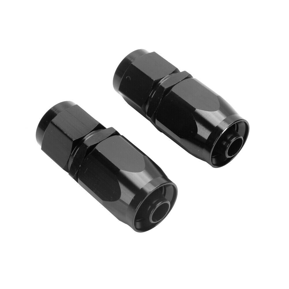 2Pcs AN6/AN8/AN10/AN12 Swivel Hose End Fitting Adapter Oil/Fuel/Gas Hose Line